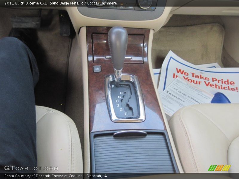 Sand Beige Metallic / Cocoa/Cashmere 2011 Buick Lucerne CXL