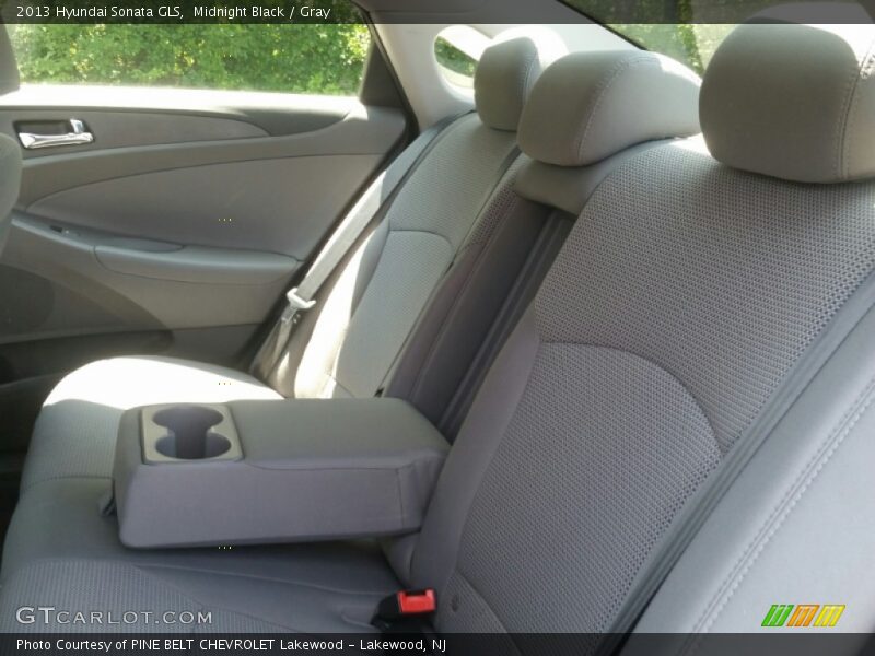 Midnight Black / Gray 2013 Hyundai Sonata GLS