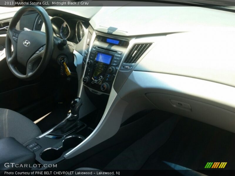 Midnight Black / Gray 2013 Hyundai Sonata GLS
