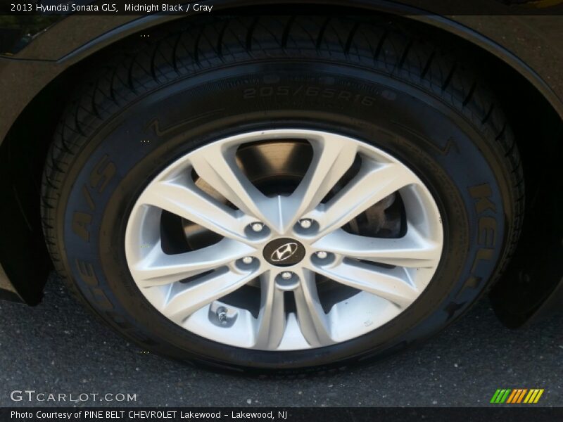 Midnight Black / Gray 2013 Hyundai Sonata GLS