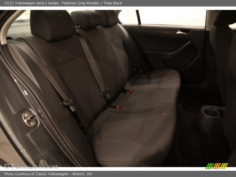 Platinum Gray Metallic / Titan Black 2012 Volkswagen Jetta S Sedan