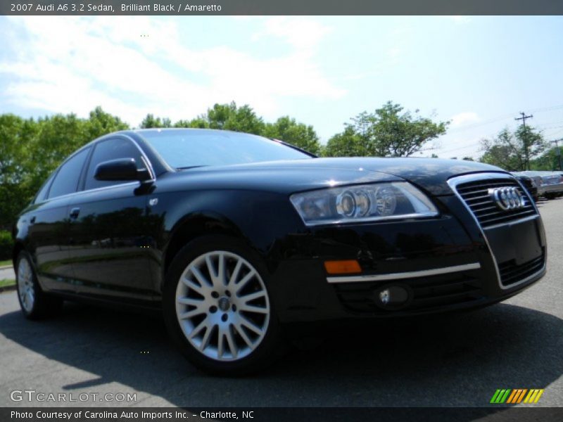 Brilliant Black / Amaretto 2007 Audi A6 3.2 Sedan