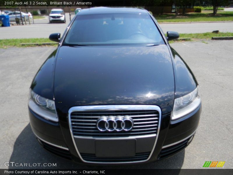 Brilliant Black / Amaretto 2007 Audi A6 3.2 Sedan