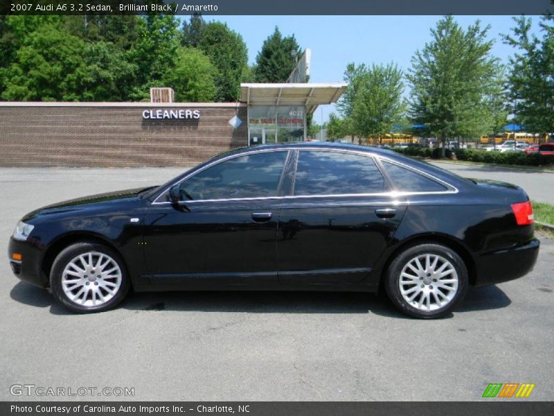 Brilliant Black / Amaretto 2007 Audi A6 3.2 Sedan