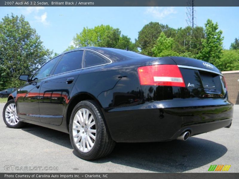 Brilliant Black / Amaretto 2007 Audi A6 3.2 Sedan