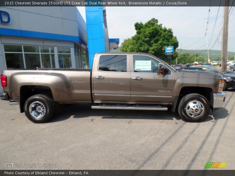  2015 Silverado 3500HD LTZ Crew Cab Dual Rear Wheel 4x4 Brownstone Metallic