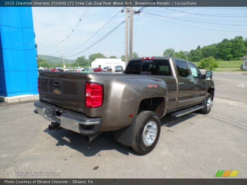 Brownstone Metallic / Cocoa/Dune 2015 Chevrolet Silverado 3500HD LTZ Crew Cab Dual Rear Wheel 4x4