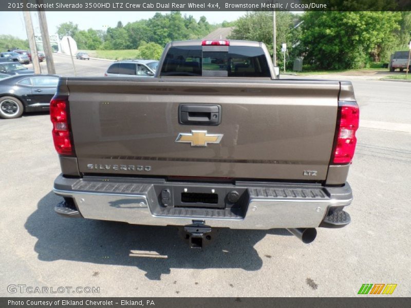 Brownstone Metallic / Cocoa/Dune 2015 Chevrolet Silverado 3500HD LTZ Crew Cab Dual Rear Wheel 4x4