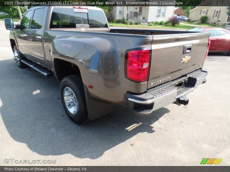 Brownstone Metallic / Cocoa/Dune 2015 Chevrolet Silverado 3500HD LTZ Crew Cab Dual Rear Wheel 4x4