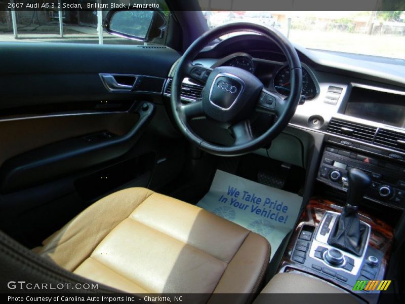 Brilliant Black / Amaretto 2007 Audi A6 3.2 Sedan