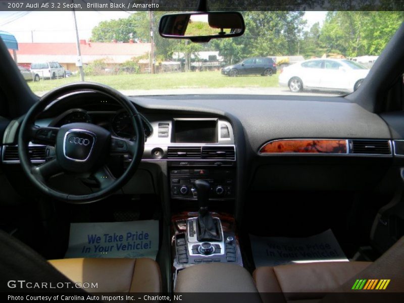 Brilliant Black / Amaretto 2007 Audi A6 3.2 Sedan