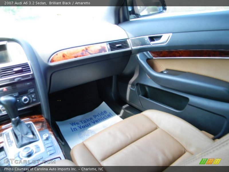 Brilliant Black / Amaretto 2007 Audi A6 3.2 Sedan