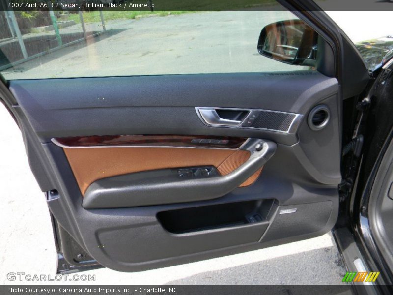 Brilliant Black / Amaretto 2007 Audi A6 3.2 Sedan