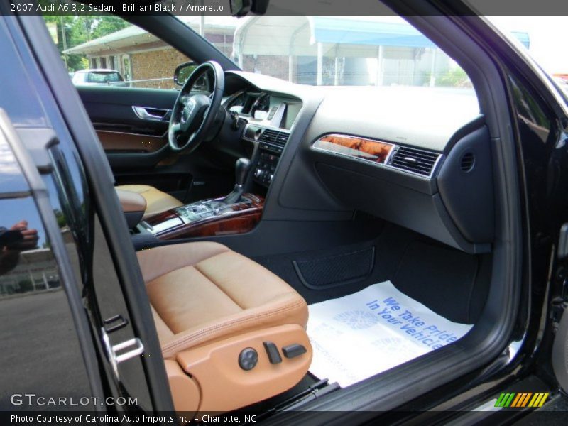 Brilliant Black / Amaretto 2007 Audi A6 3.2 Sedan
