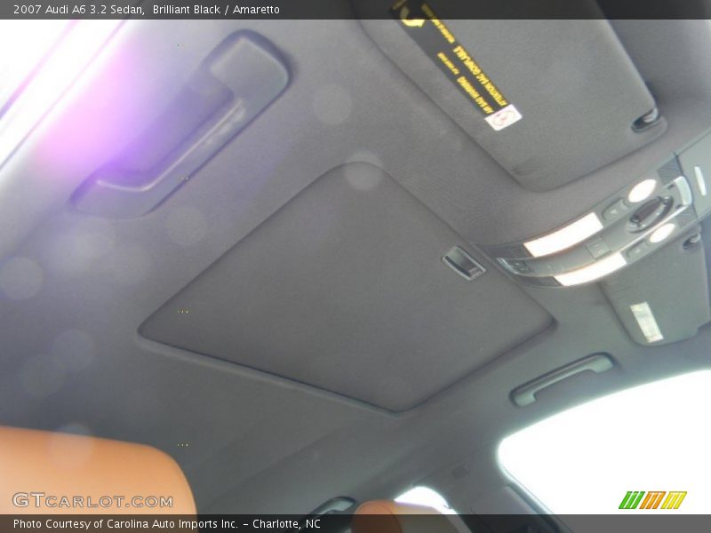 Brilliant Black / Amaretto 2007 Audi A6 3.2 Sedan