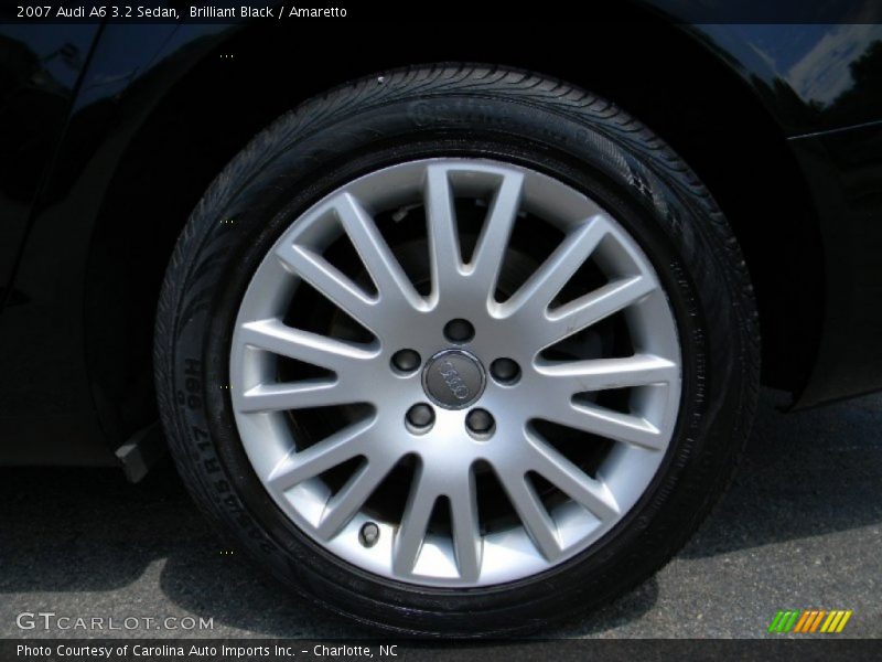 Brilliant Black / Amaretto 2007 Audi A6 3.2 Sedan