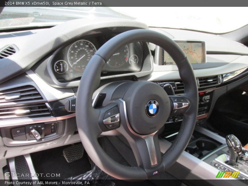 Space Grey Metallic / Terra 2014 BMW X5 xDrive50i