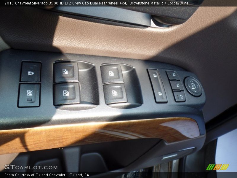 Brownstone Metallic / Cocoa/Dune 2015 Chevrolet Silverado 3500HD LTZ Crew Cab Dual Rear Wheel 4x4