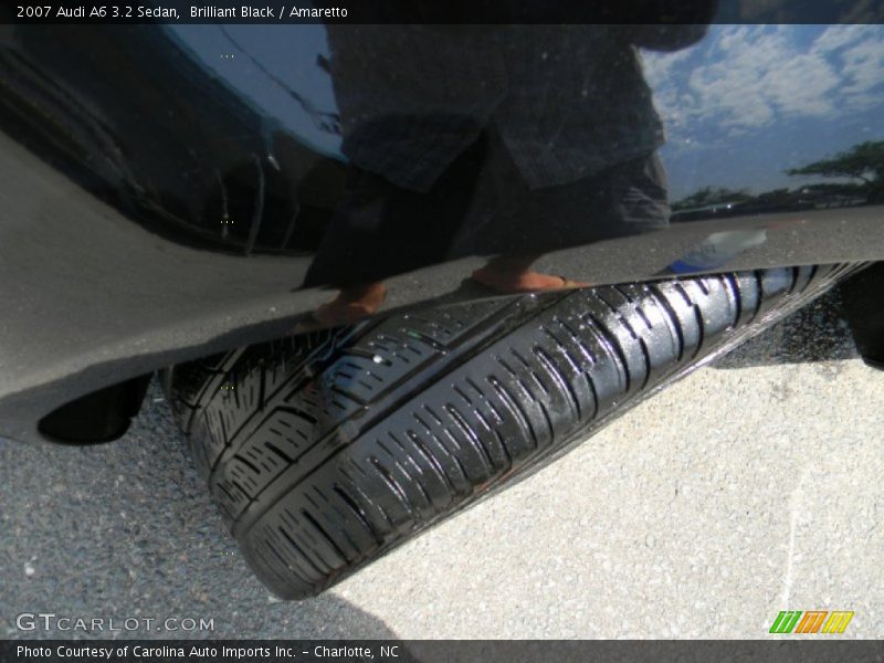 Brilliant Black / Amaretto 2007 Audi A6 3.2 Sedan