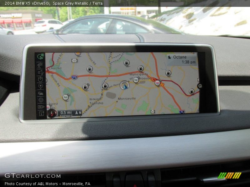 Space Grey Metallic / Terra 2014 BMW X5 xDrive50i