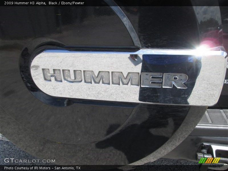 Black / Ebony/Pewter 2009 Hummer H3 Alpha