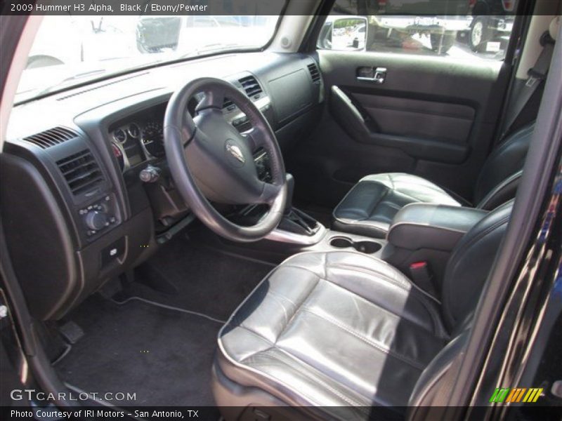 Black / Ebony/Pewter 2009 Hummer H3 Alpha