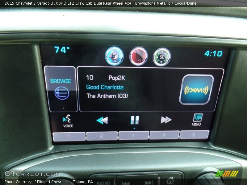 Brownstone Metallic / Cocoa/Dune 2015 Chevrolet Silverado 3500HD LTZ Crew Cab Dual Rear Wheel 4x4