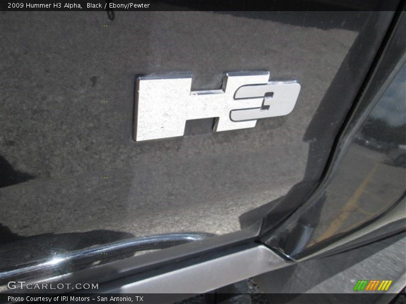 Black / Ebony/Pewter 2009 Hummer H3 Alpha