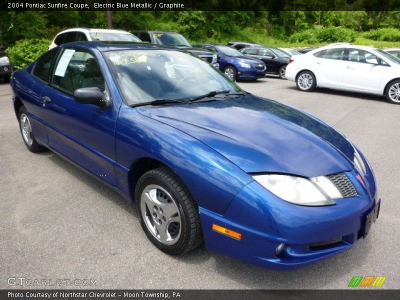 Electric Blue Metallic / Graphite 2004 Pontiac Sunfire Coupe