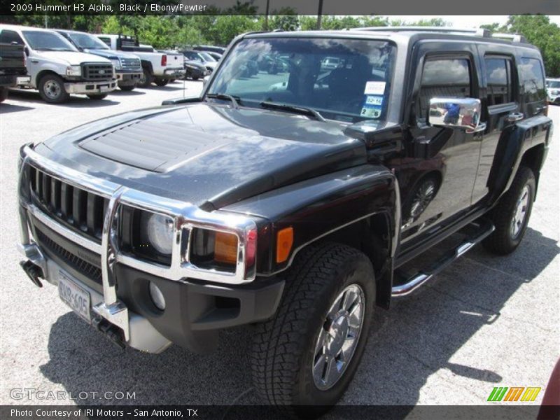Black / Ebony/Pewter 2009 Hummer H3 Alpha