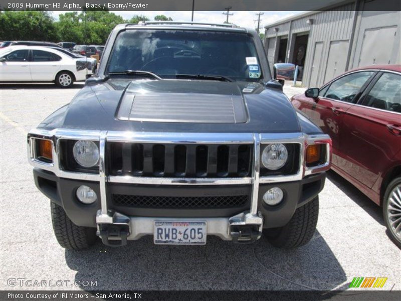 Black / Ebony/Pewter 2009 Hummer H3 Alpha