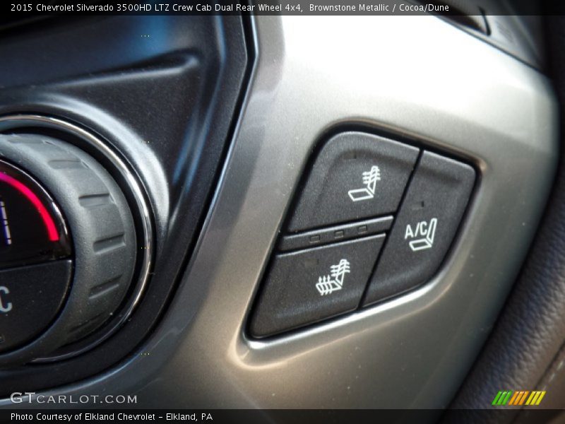 Brownstone Metallic / Cocoa/Dune 2015 Chevrolet Silverado 3500HD LTZ Crew Cab Dual Rear Wheel 4x4