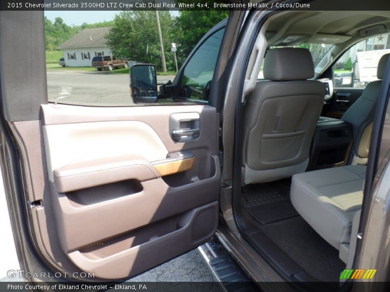 Brownstone Metallic / Cocoa/Dune 2015 Chevrolet Silverado 3500HD LTZ Crew Cab Dual Rear Wheel 4x4