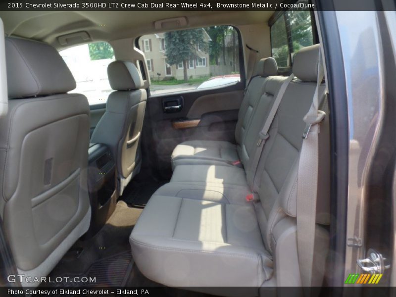 Brownstone Metallic / Cocoa/Dune 2015 Chevrolet Silverado 3500HD LTZ Crew Cab Dual Rear Wheel 4x4