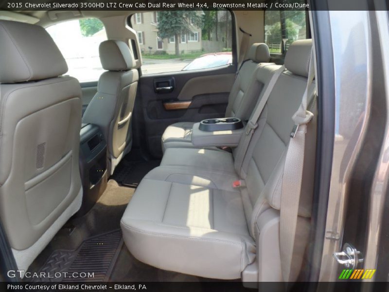 Brownstone Metallic / Cocoa/Dune 2015 Chevrolet Silverado 3500HD LTZ Crew Cab Dual Rear Wheel 4x4