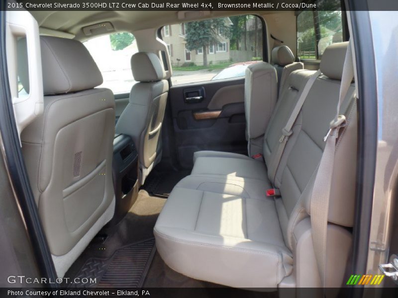 Brownstone Metallic / Cocoa/Dune 2015 Chevrolet Silverado 3500HD LTZ Crew Cab Dual Rear Wheel 4x4