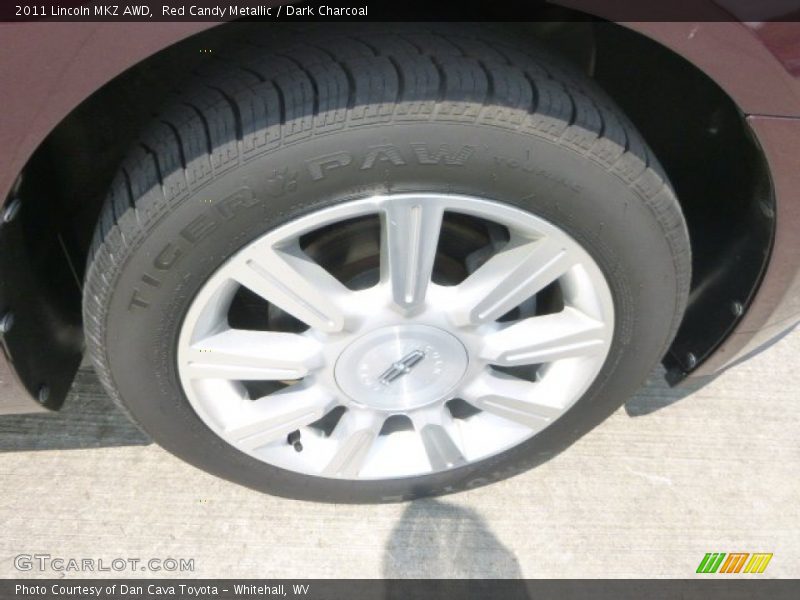 Red Candy Metallic / Dark Charcoal 2011 Lincoln MKZ AWD
