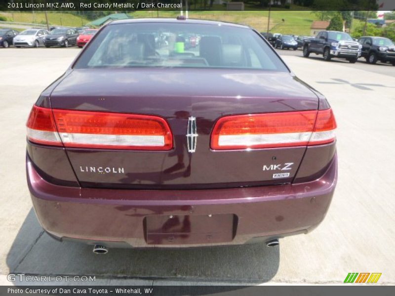 Red Candy Metallic / Dark Charcoal 2011 Lincoln MKZ AWD