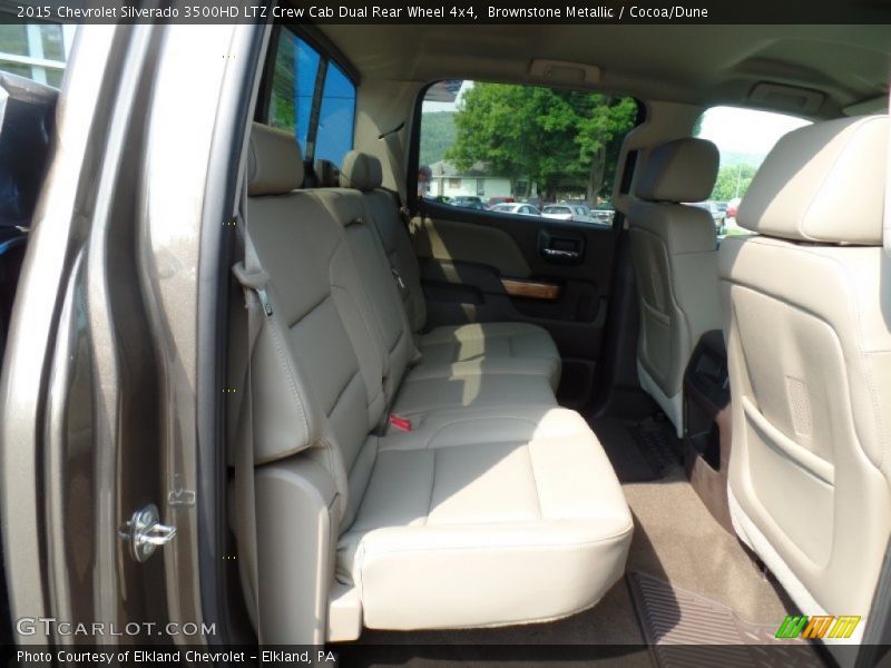 Brownstone Metallic / Cocoa/Dune 2015 Chevrolet Silverado 3500HD LTZ Crew Cab Dual Rear Wheel 4x4