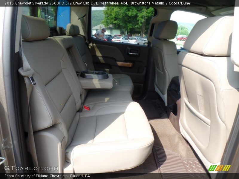 Brownstone Metallic / Cocoa/Dune 2015 Chevrolet Silverado 3500HD LTZ Crew Cab Dual Rear Wheel 4x4