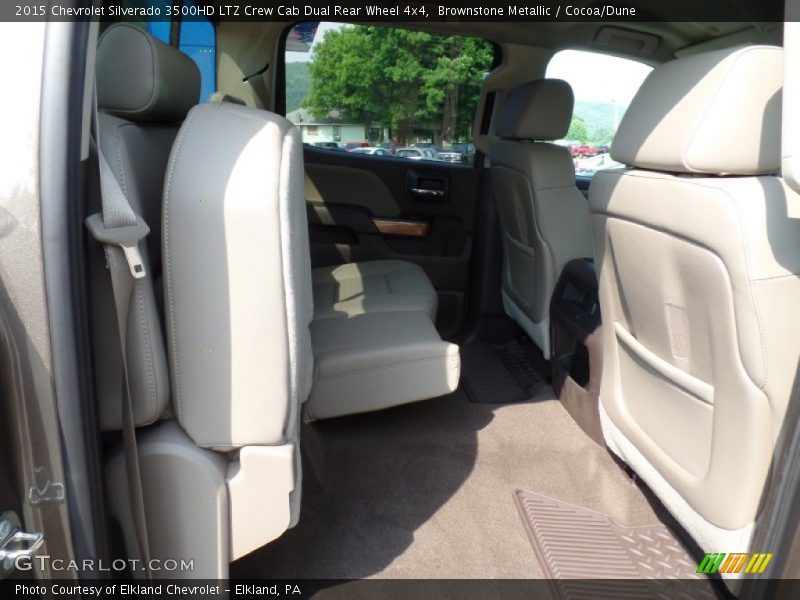 Brownstone Metallic / Cocoa/Dune 2015 Chevrolet Silverado 3500HD LTZ Crew Cab Dual Rear Wheel 4x4