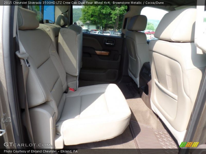 Brownstone Metallic / Cocoa/Dune 2015 Chevrolet Silverado 3500HD LTZ Crew Cab Dual Rear Wheel 4x4