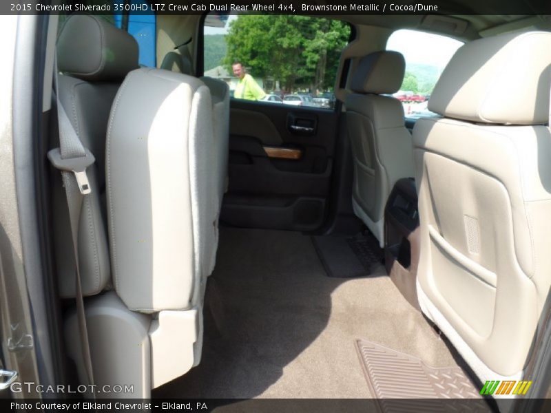 Brownstone Metallic / Cocoa/Dune 2015 Chevrolet Silverado 3500HD LTZ Crew Cab Dual Rear Wheel 4x4