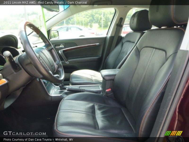 Red Candy Metallic / Dark Charcoal 2011 Lincoln MKZ AWD