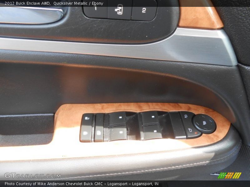 Quicksilver Metallic / Ebony 2012 Buick Enclave AWD