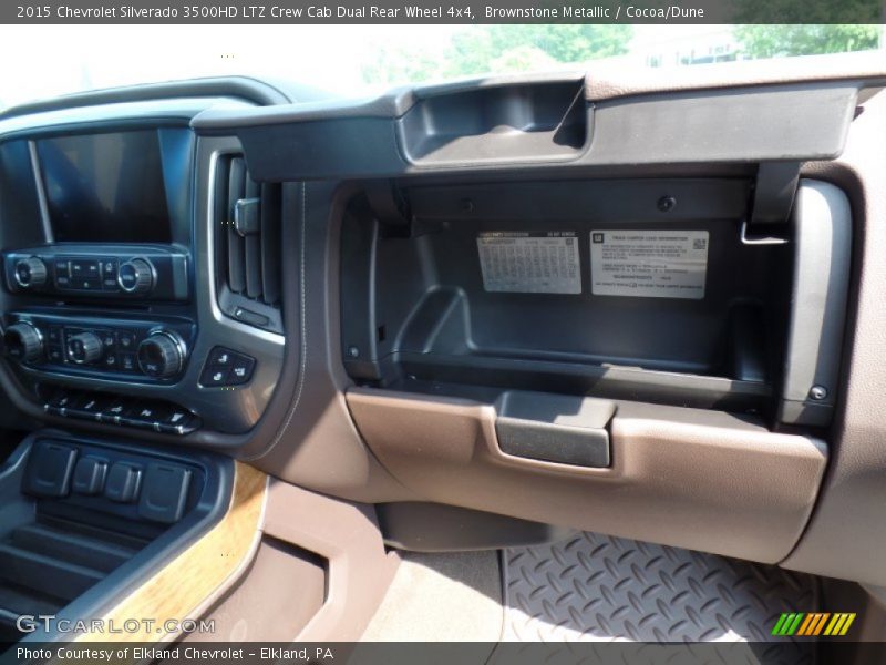 Brownstone Metallic / Cocoa/Dune 2015 Chevrolet Silverado 3500HD LTZ Crew Cab Dual Rear Wheel 4x4