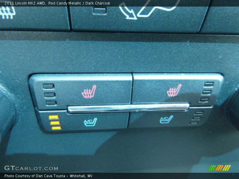 Red Candy Metallic / Dark Charcoal 2011 Lincoln MKZ AWD