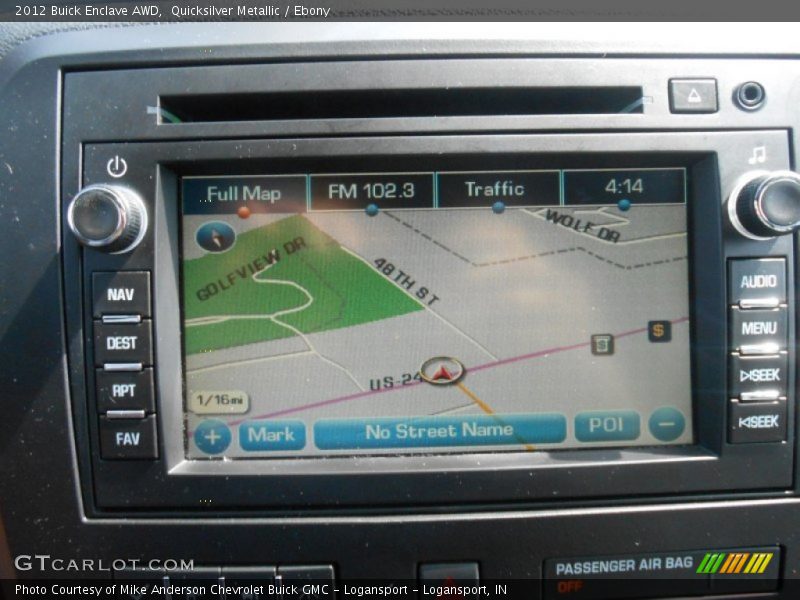 Quicksilver Metallic / Ebony 2012 Buick Enclave AWD