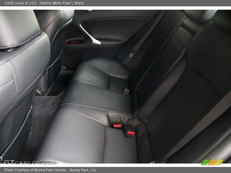 Starfire White Pearl / Black 2008 Lexus IS 250