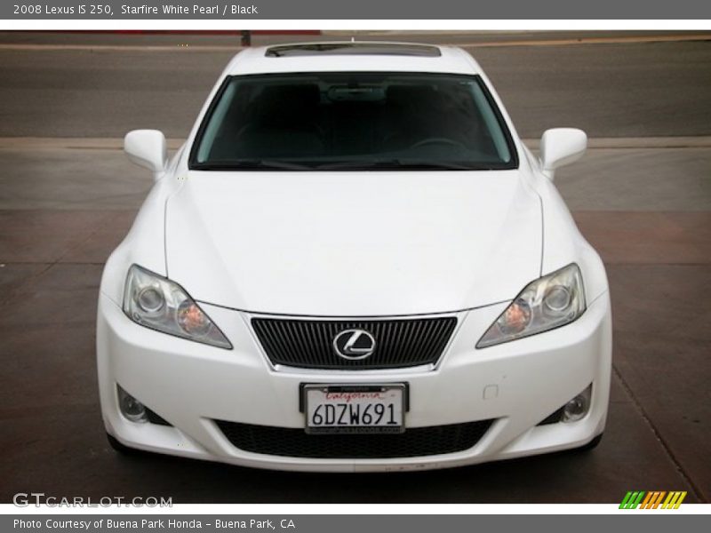 Starfire White Pearl / Black 2008 Lexus IS 250